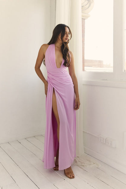 Luna Draped Maxi Dress