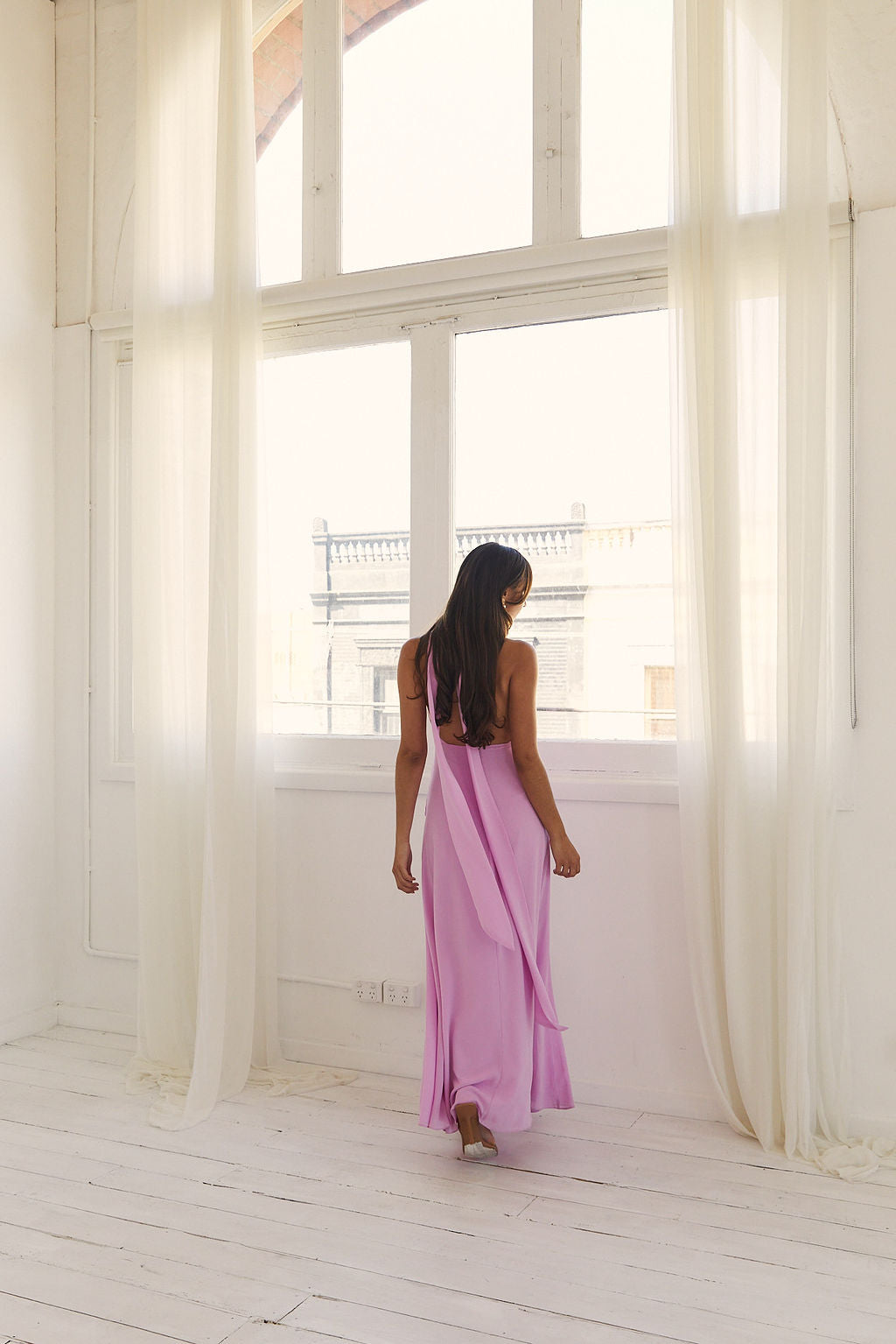 Luna Draped Maxi Dress