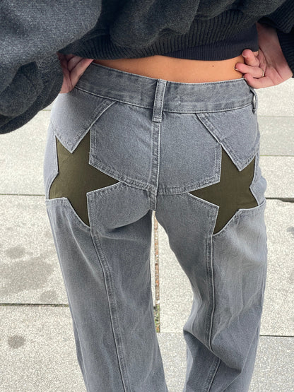 Star Patch Jeans