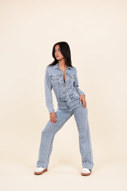 JENNA Denim Jumpsuit