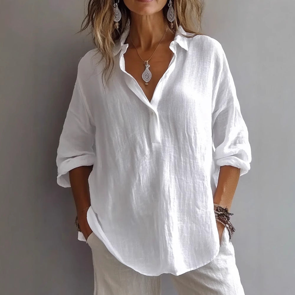 Fallon | Elegant Blouse with V-Neck