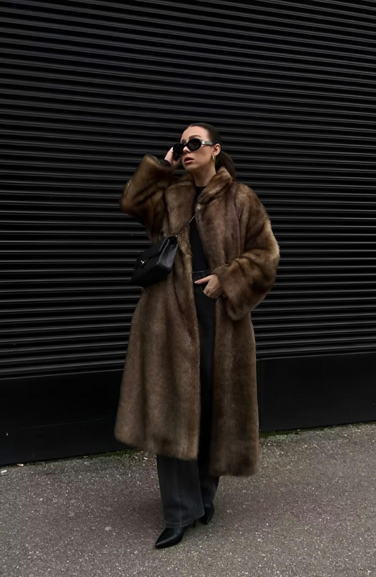 Vivienne fluffy trench Coat