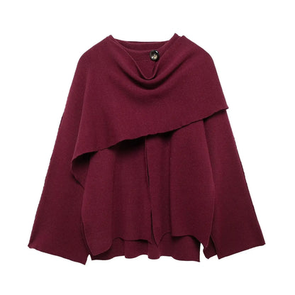Clara Wool Cape Jacket