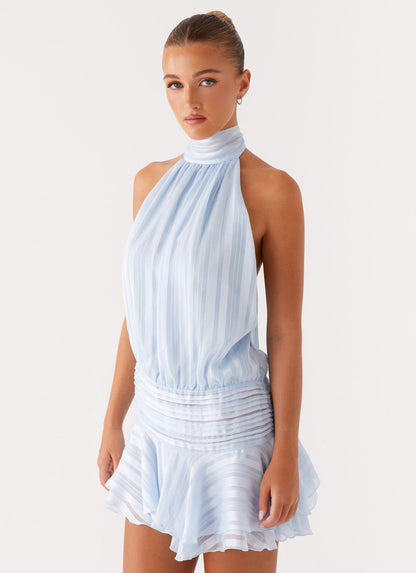 Sky Mist Mini Dress