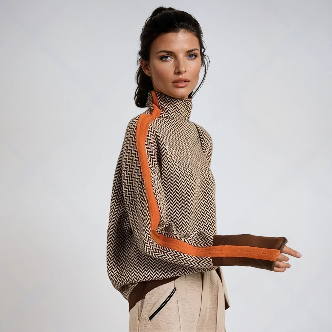 Elara | High-Neck Sweater