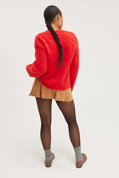 Briony Fluffy knit cardigan