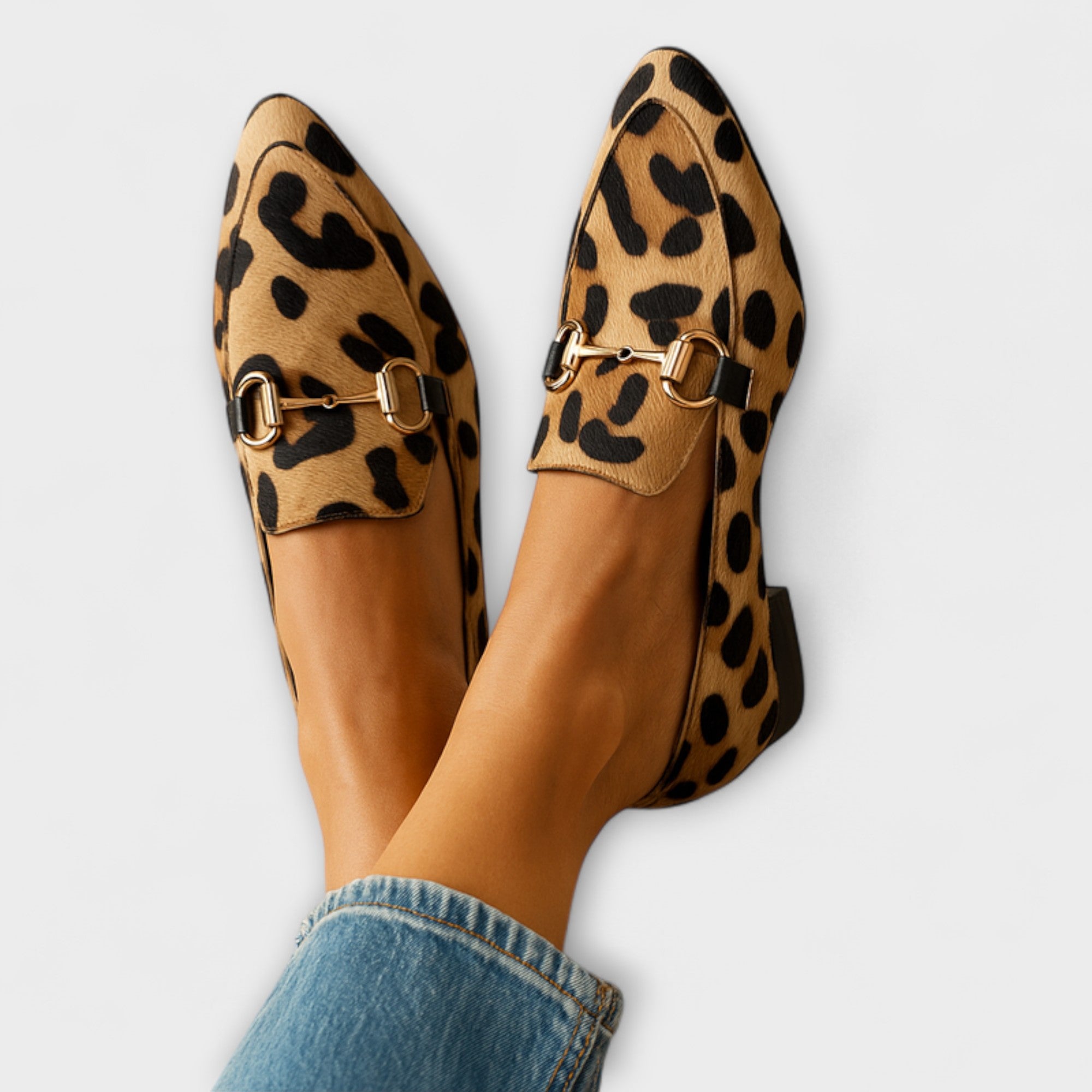 Rosa | Leopard Print Loafers