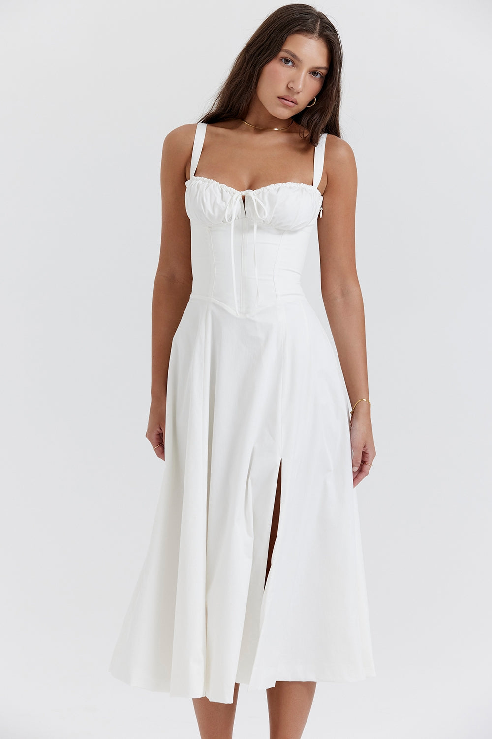 Clara Corset Midi Dress