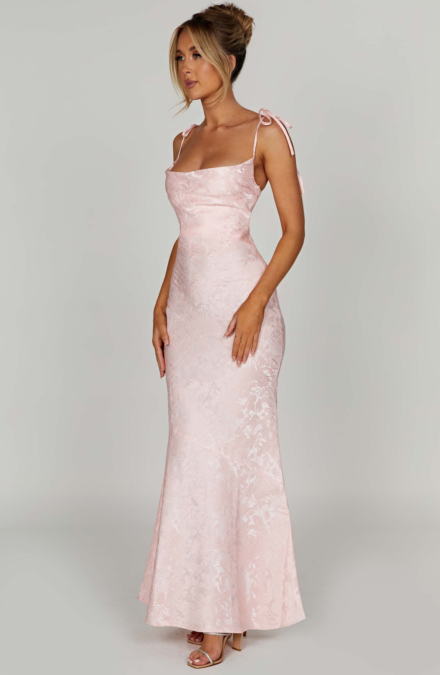 Isabelle Satin Maxi Dress