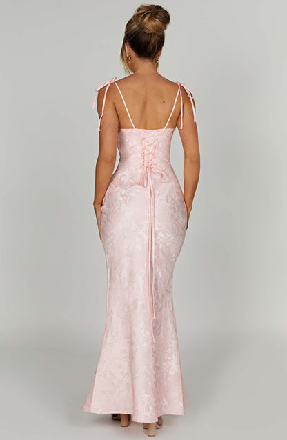 Isabelle Satin Maxi Dress